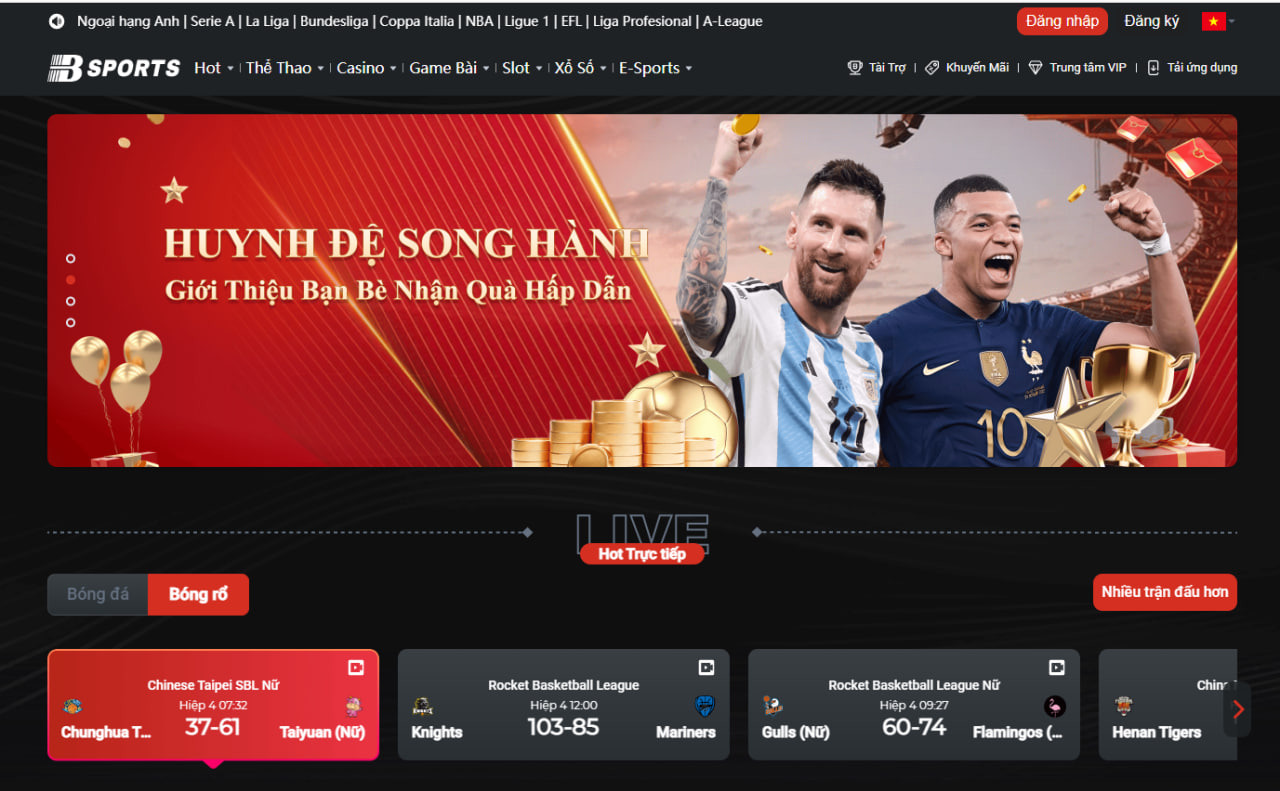 Bsports Live (bty521) ® Trang web cá cược bóng đá và xổ số uy tín